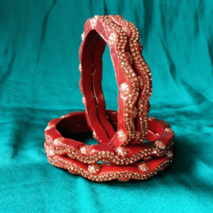 Lac Curvy Meenakari Bangles - Brown
