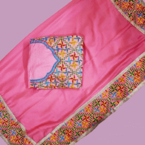 Phulkari Suit with Dupatta (Un-stiched)