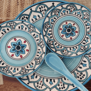 Khurja Pottery - 34 Pieces Dinner Set